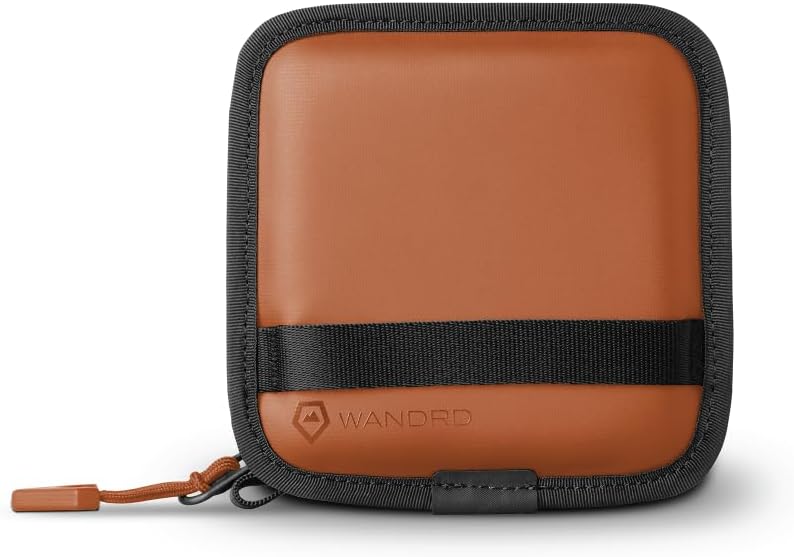 WANDRD Lens Filter Case - Store 4 Filters in Your Camera Backpack or Camera Case, Protect Photography Accessories from Scratches, Dust & Impact Traveling Bag (Sedona Orange) - Image 1